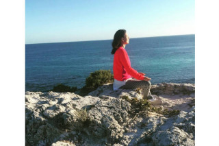 "Sou uma pessoa muito mais calma desde que comecei a meditar", contou. - foto: Reprodução/Instagram 