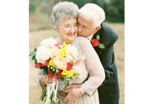 Foto do casal de idosos apaixonados - foto: divulgação