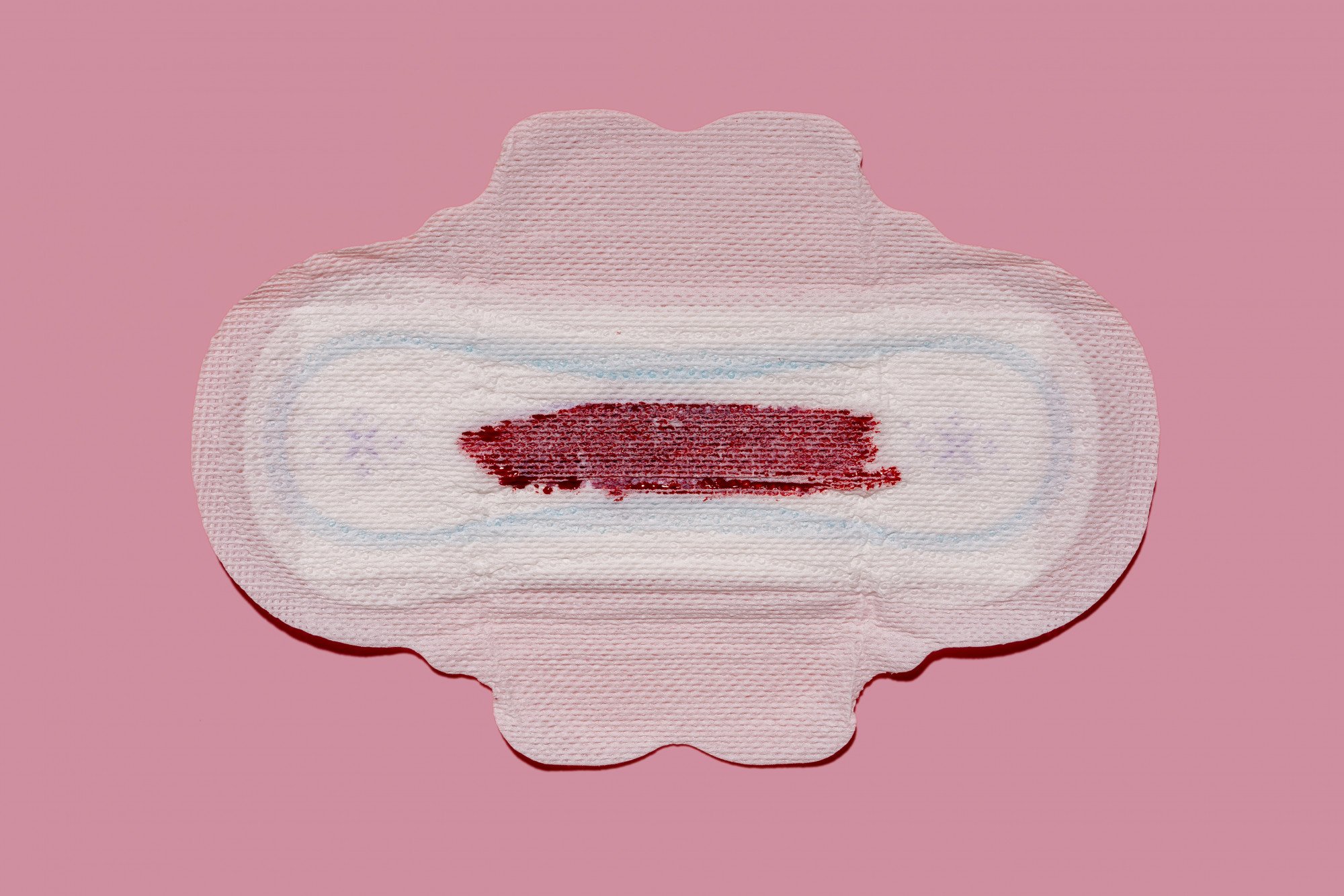 Nidação ou Menstruação, menstruação rosa 