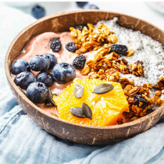 Esta receita de bowl vegano garante um café da manhã reforçado - Foto: Shutterstock