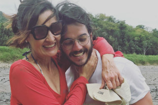 Fátima Bernardes com o namorado, Túlio Gadêlha - Foto: Reprodução/Instagram
