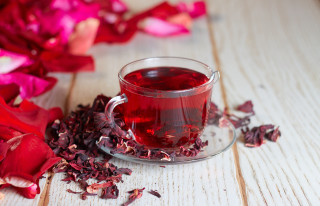 Chá de hibisco - Foto:&nbsp;Shutterstock 