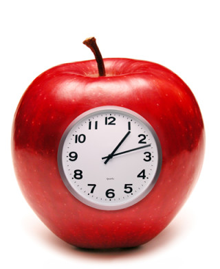 maçã com um relógio - Foto Getty Images