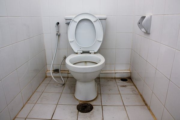 Imagem aproximada de vaso sanitário