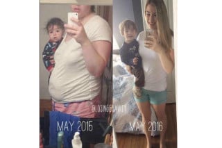 Com muita dedicação, comprometimento e trabalho, essa mãe conseguiu emagrecer 40 kg - foto: divulgação/Instagram