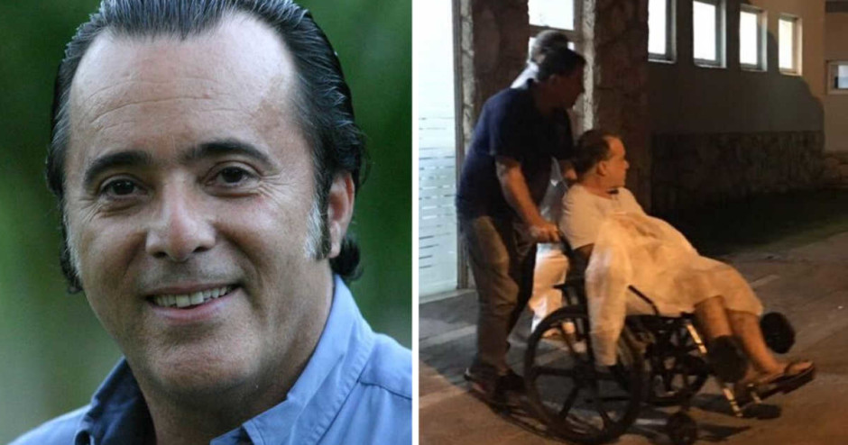 Tony Ramos deixa hospital em cadeira de rodas devido à gastroenterite