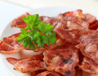 Prato de bacon