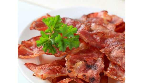 Prato de bacon