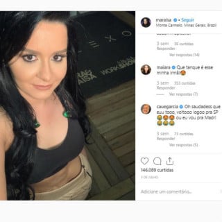 Maraisa posta foto de barriga chapada e irmã comenta "Que tanque é esse minha irmã!" - Foto: Reprodução/Instagram