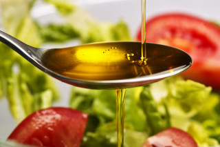 Colher de azeite de oliva