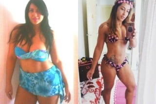 O antes e depois de Priscila Pires - Foto: Reprodução/Instagram