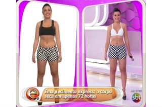 Milene Pavorô emagreceu 5kg em 72 horas - Foto: Reprodução/SBT
