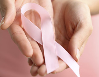 laço rosa do câncer de mama