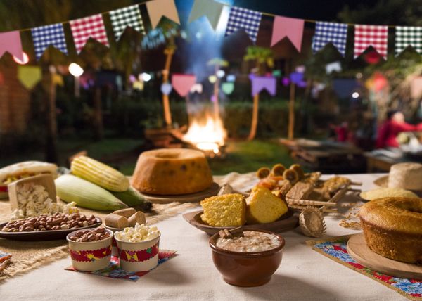 Pratos típicos de festa junina