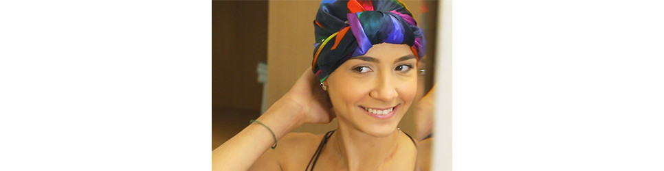 Amarração de lenço estilo turbante: mantenha a autoestima durante o tratamento do câncer de mama