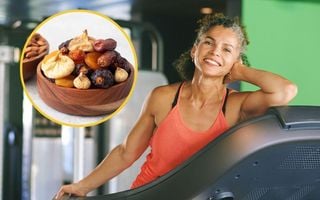 mulher com 40+ com músculos