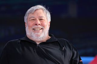 Steve Wozniak sorridente em evento