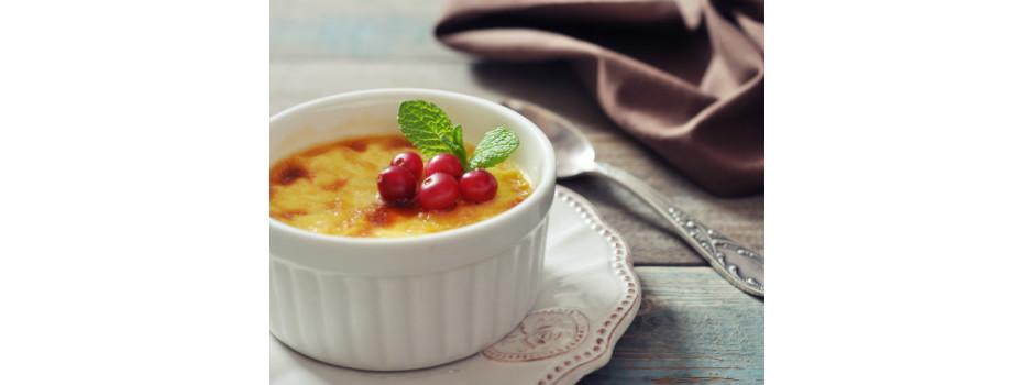 Suflê de cranberry é sobremesa rica em proteínas com poucas calorias
