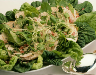 Salada de frango é opção, fresquinha, leve e nutritiva 