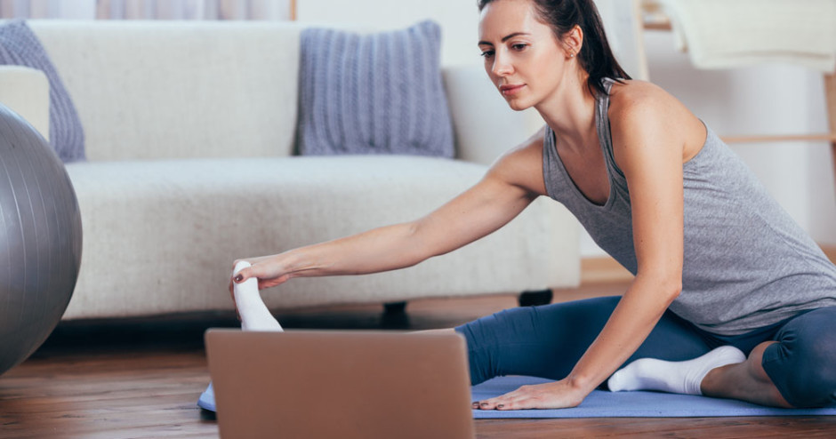 Pilates em casa (Foto: Shutterstock)