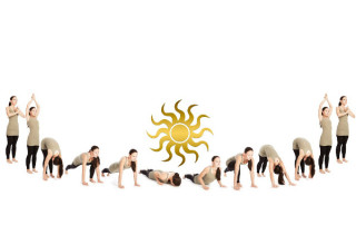 Posições do yoga: Surya Namaskar - Foto: Shutterstock