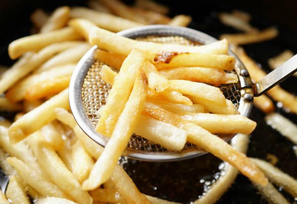 Bata Frita na Air Fryer - Restaurante Vegano e Casa de Sucos