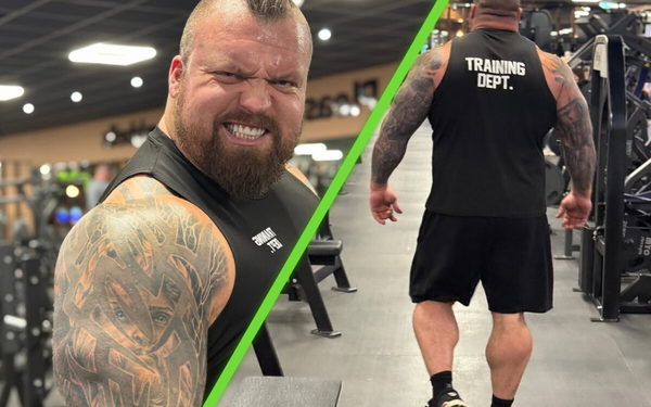 Eddie Hall em academia