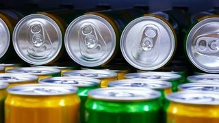 Latas de bebidas energéticas