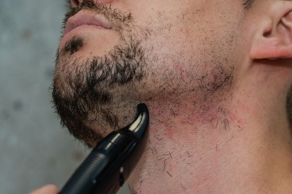 Pele irritada durante o ato de barbear