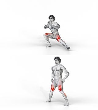 Abyaneh/Shutterstock - Ativação de músculos no agachamento lateral