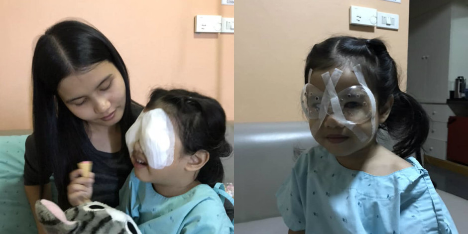 Criança faz cirurgia ocular após uso excessivo de celular