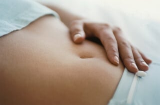 Menstruada e grávida