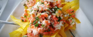 Ceviche de lichia