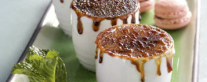 Aprenda a fazer um crème brulée light