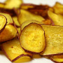 Chips de batata doce com limão