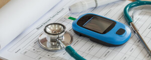 Kit de exame para detecção de diabetes